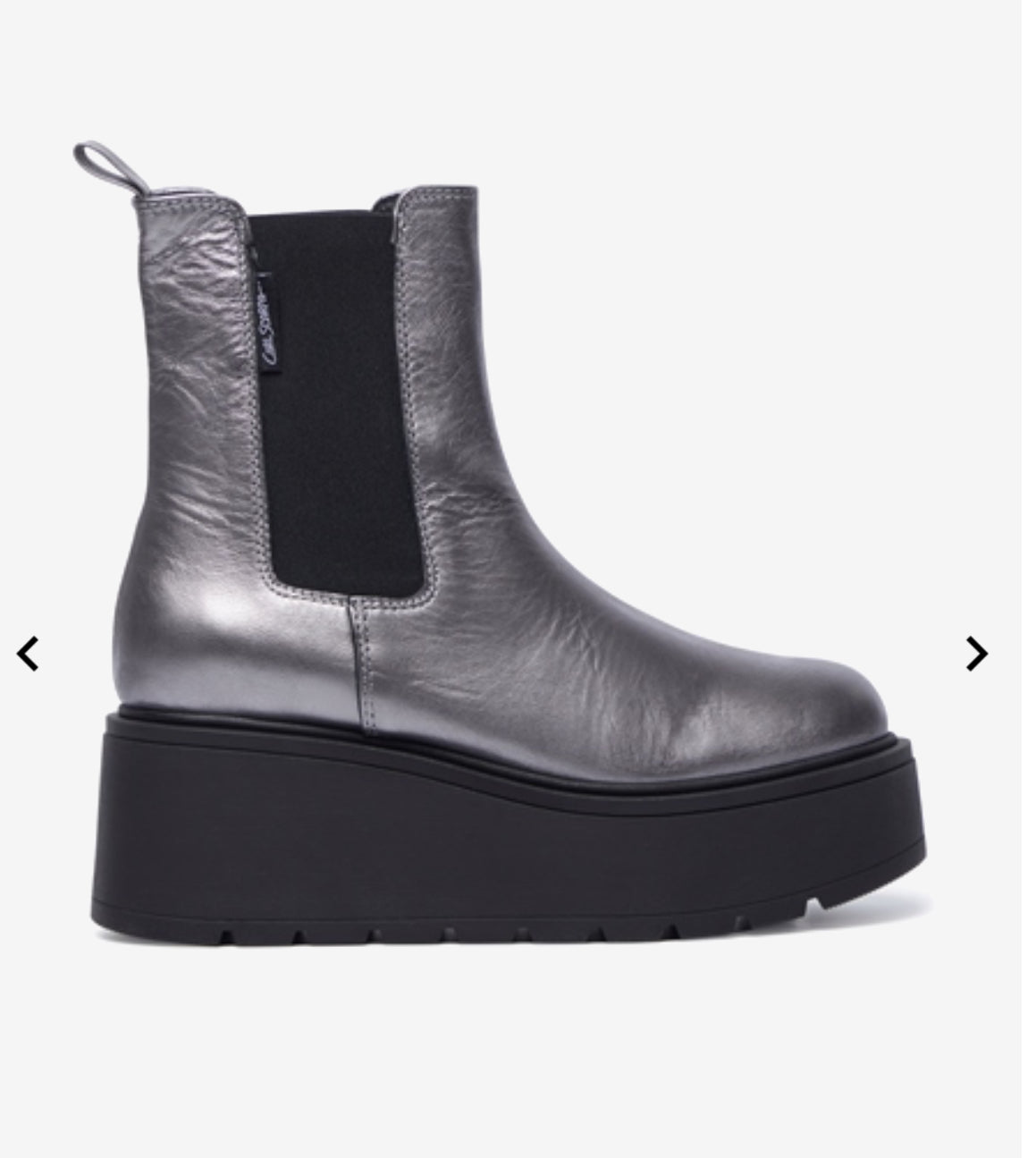 Carl Scarpa - Zennie Metallic Platform Chelsea Boot