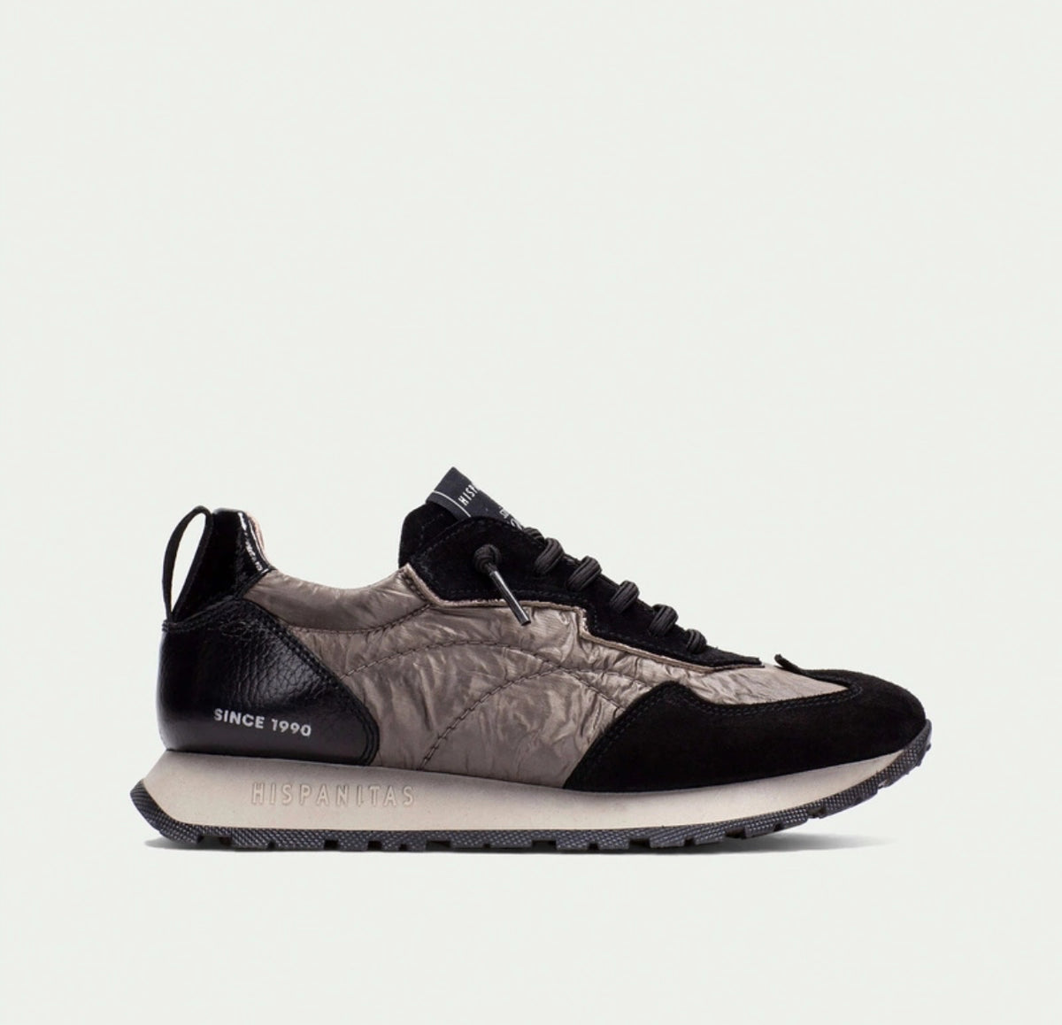 Hispanitas - HI254209 Black and Grey Slip On Trainer