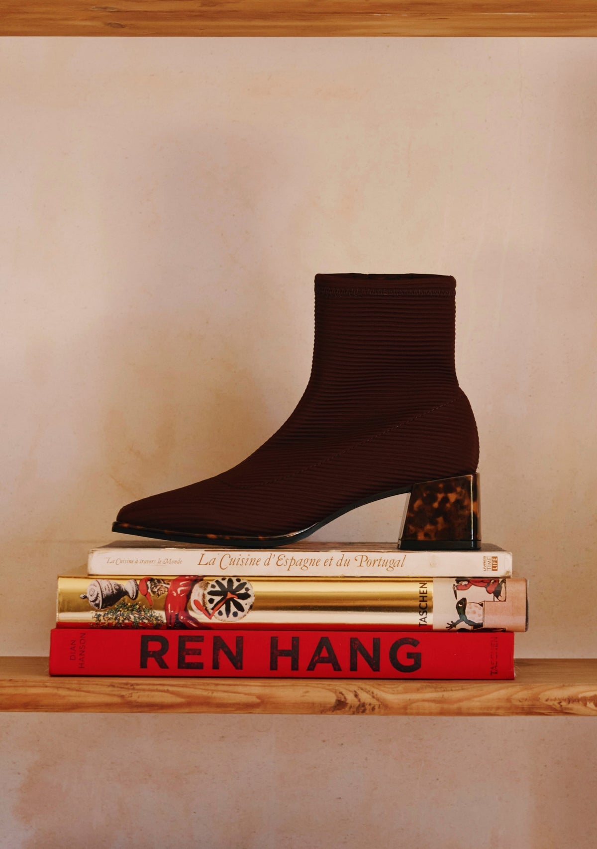 Gioseppo - 80115 Brown Sock Ankle Boot
