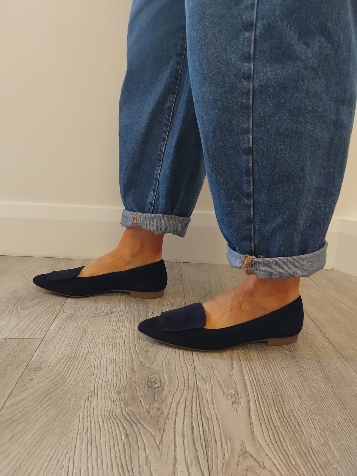 Paul Green - 3792 Navy Loafer