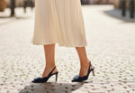 Lodi - Nestor Navy Buckle Slingback