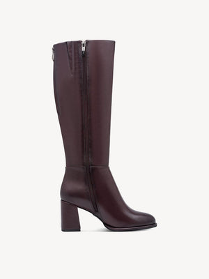 Tamaris - 25515 Burgundy Knee High Boot