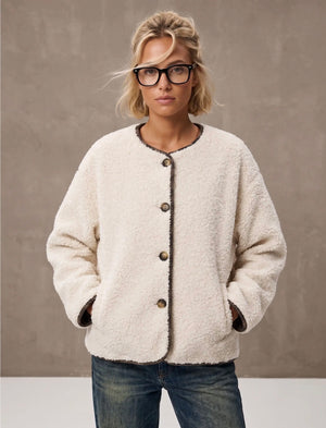 Anna - Ecru Reversible Jacket