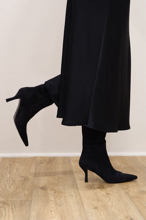 Rachels - Penny8 Navy Suede Knee High