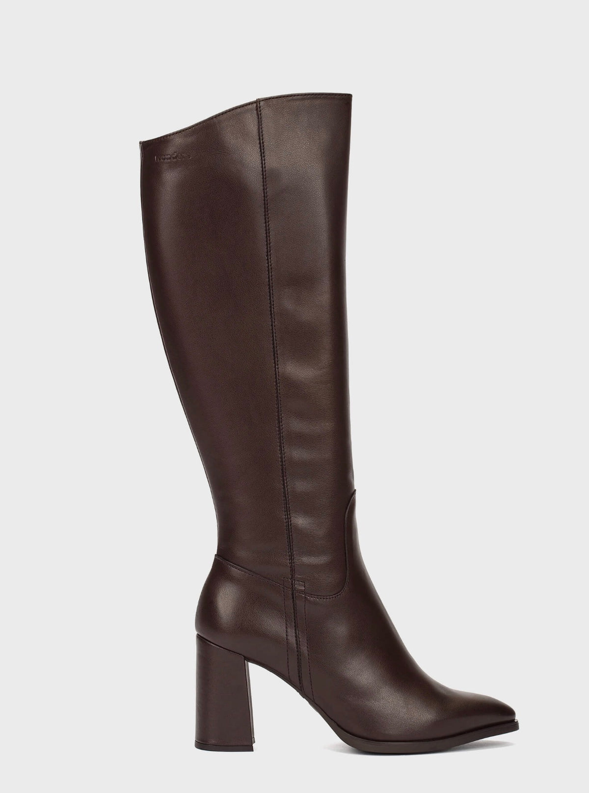 Wonders -M-5443 Brown Leather Knee High Boot