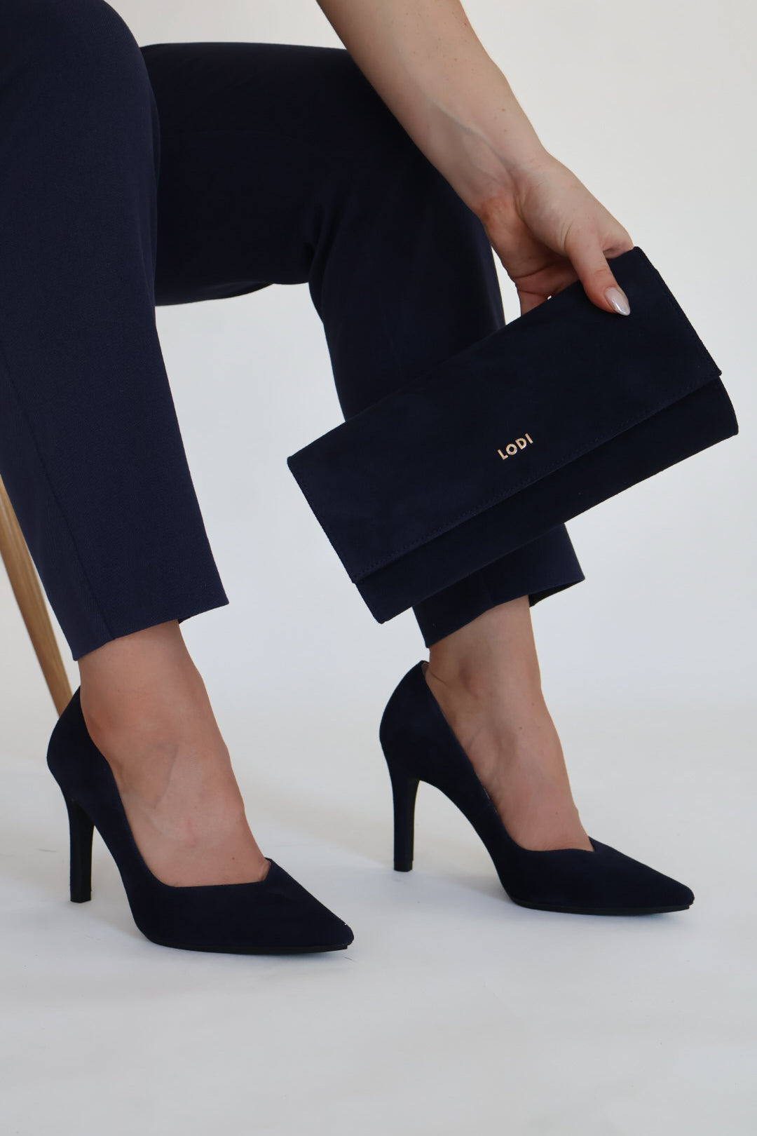 Lodi - Rabot Navy Court Shoe