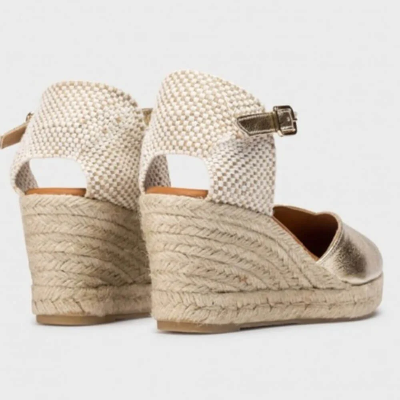 Wonders - YD-SI685 Gold Espadrille