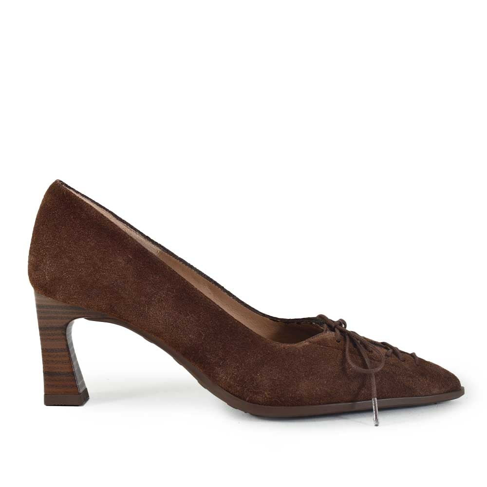 Hispanitas - H1264951 Brown Suede Heel
