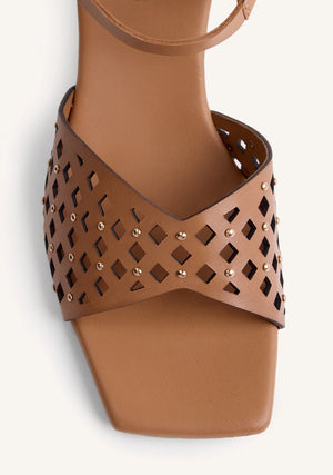 Gioseppo - Peshtigo Tan Wedge Sandal
