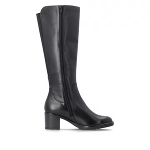Remonte - D2A78 Black Stretch Knee Boot
