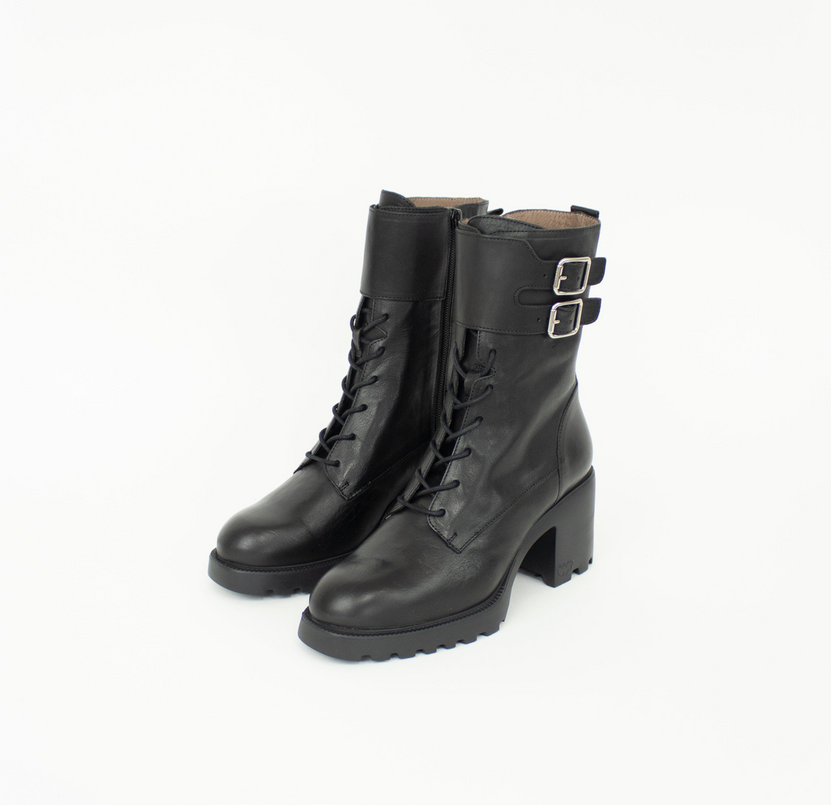 Wonders - G-7204 Black Biker Boot
