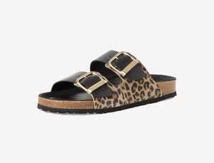 Tamaris - 27543 Black/Leopard Mule