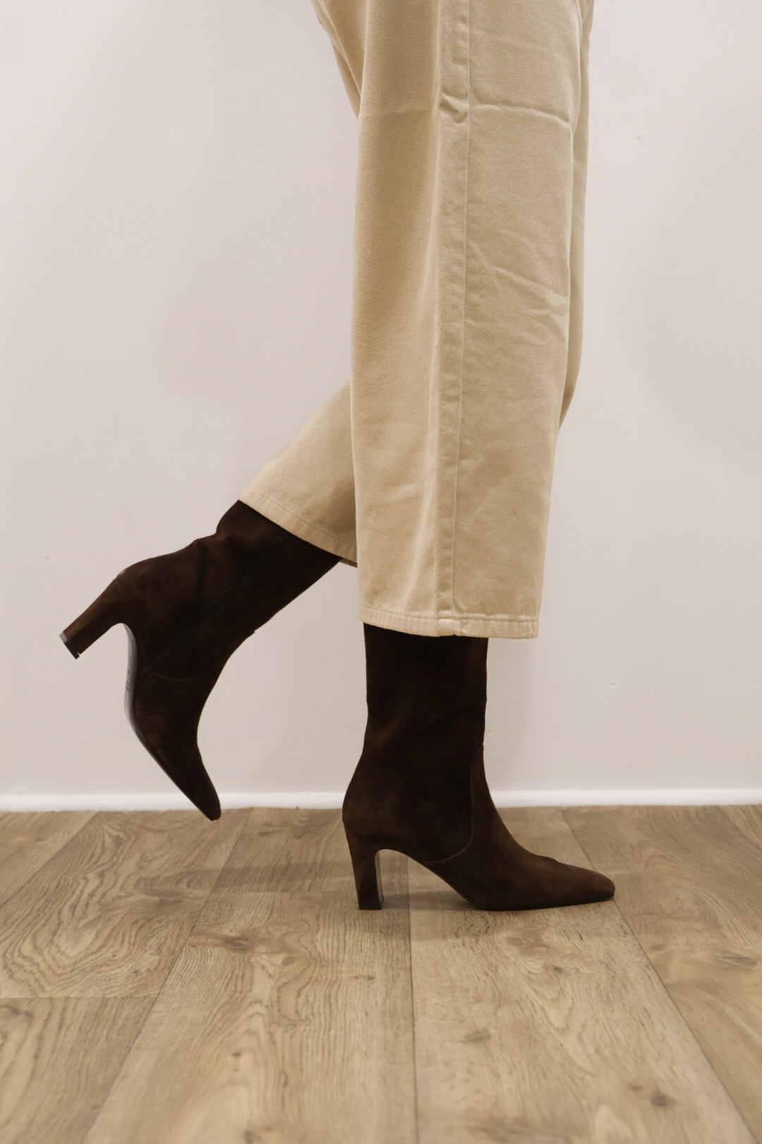 Rachels - Brown Suede Knee High