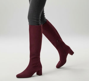 Caprice - 25547 Burgundy Stretch Knee High Boot