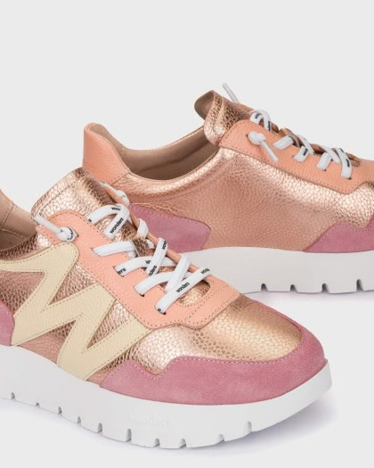 Wonders - A-24101 Blush Pink Slip On Trainer