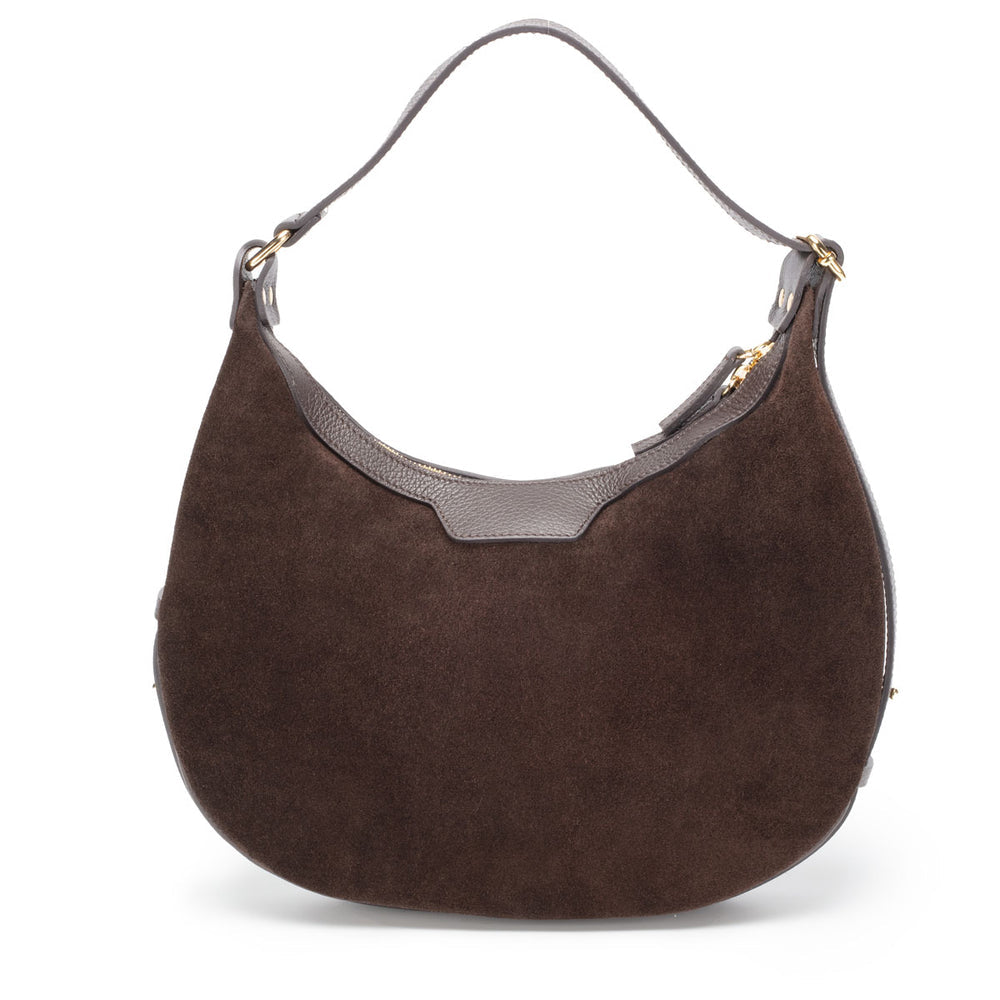 Elie Beaumont - Crescent Brown Shoulder Bag