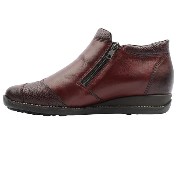 Rieker - 44281 Burgundy Tex Ankle Boot