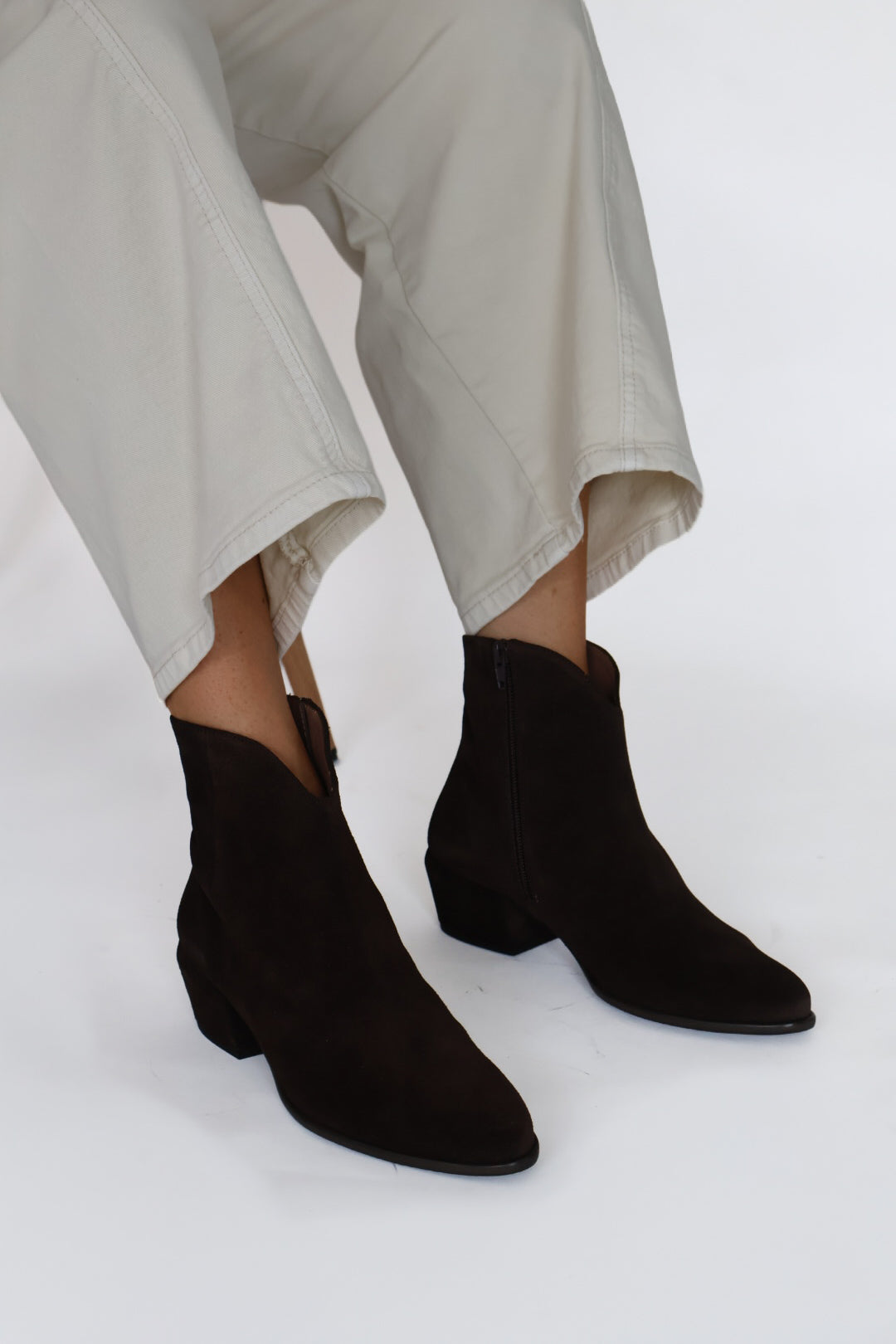 Wonders - D-2001 Brown Suede Cowboy Boot
