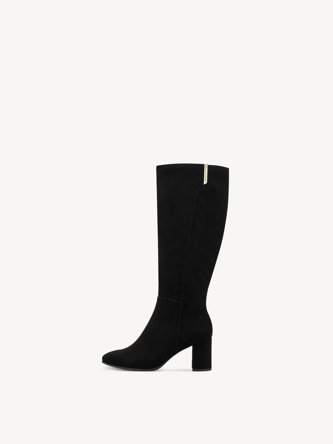 Marco Tozzi - 85502 Black Suede Knee High Boot