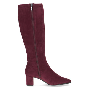 Caprice - 25547 Burgundy Stretch Knee High Boot