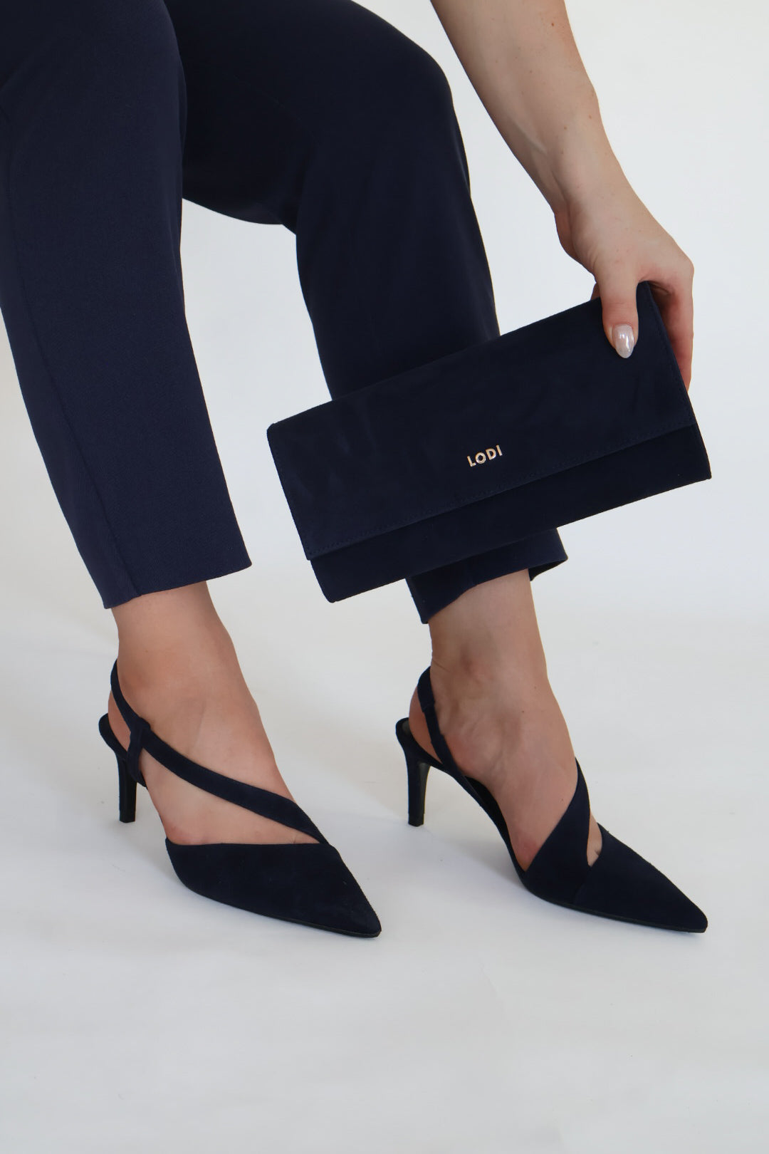 Lodi - Naltom Navy Strap Slingback