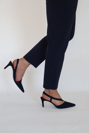 Lodi - Naltom Navy Strap Slingback