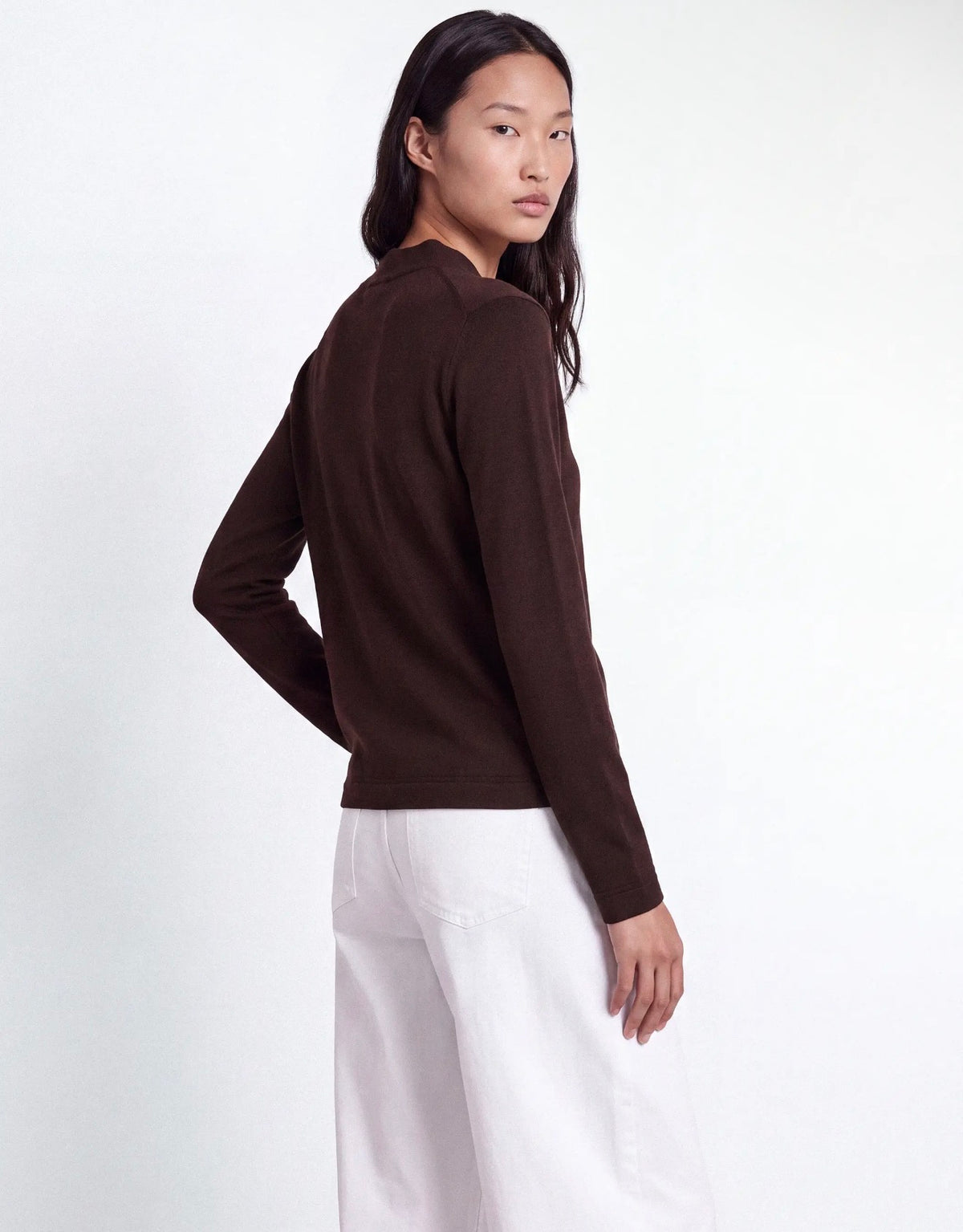 Anna - Brown Bow Jumper