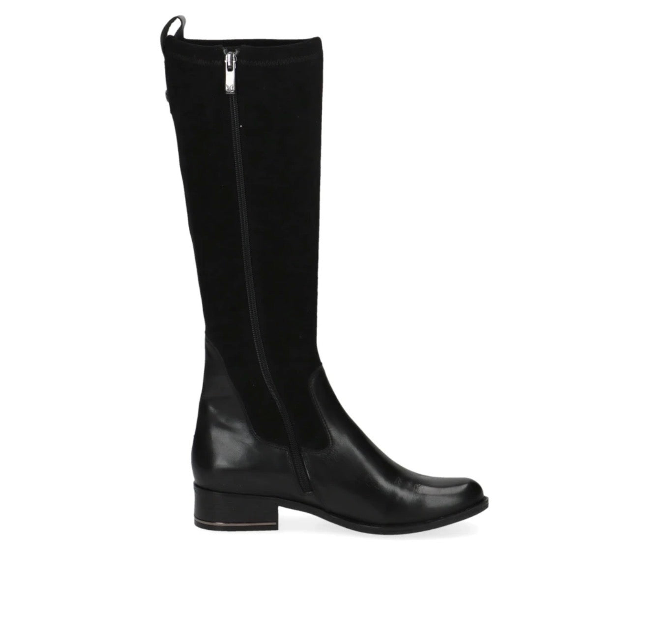 Caprice - 25514 Black Leather & Suede Knee High