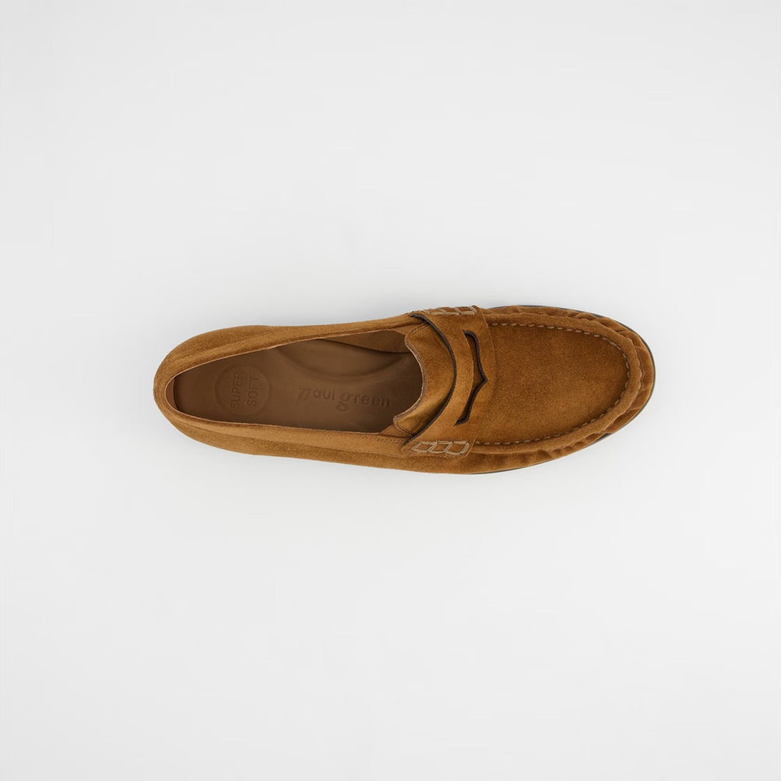 Paul Green - 1228 Tan Suede Loafer