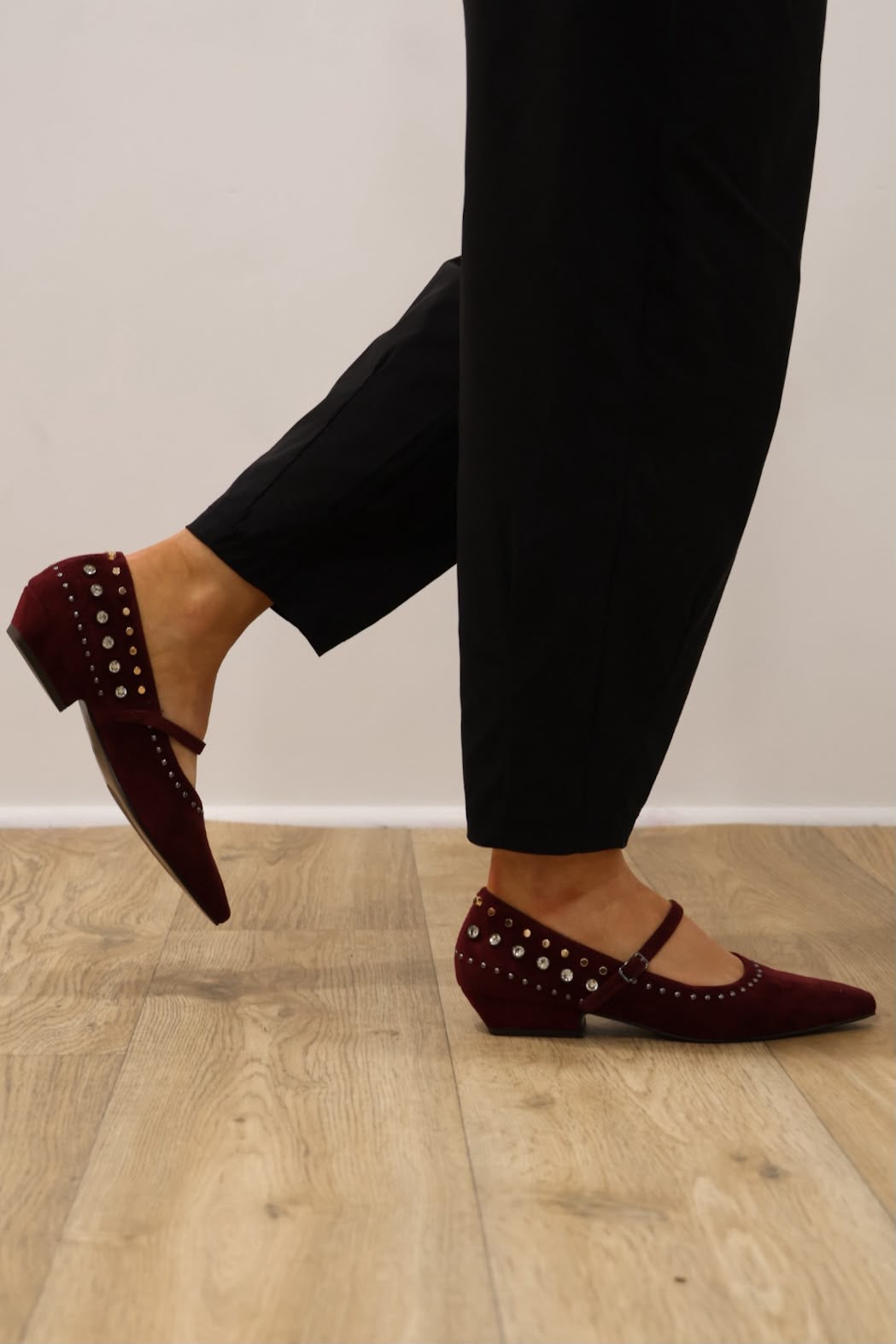 Lodi - A-Niza Burgundy Mary Jane