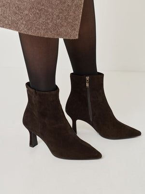 Tamaris - 25358 Brown Suede Ankle Boot