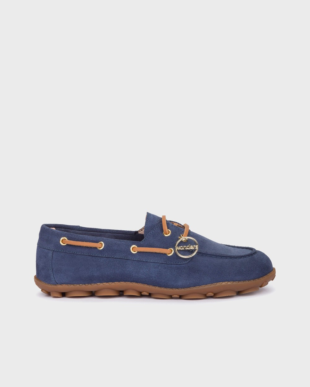 Wonders - AP-2104 Navy/Blue Boat Shoe