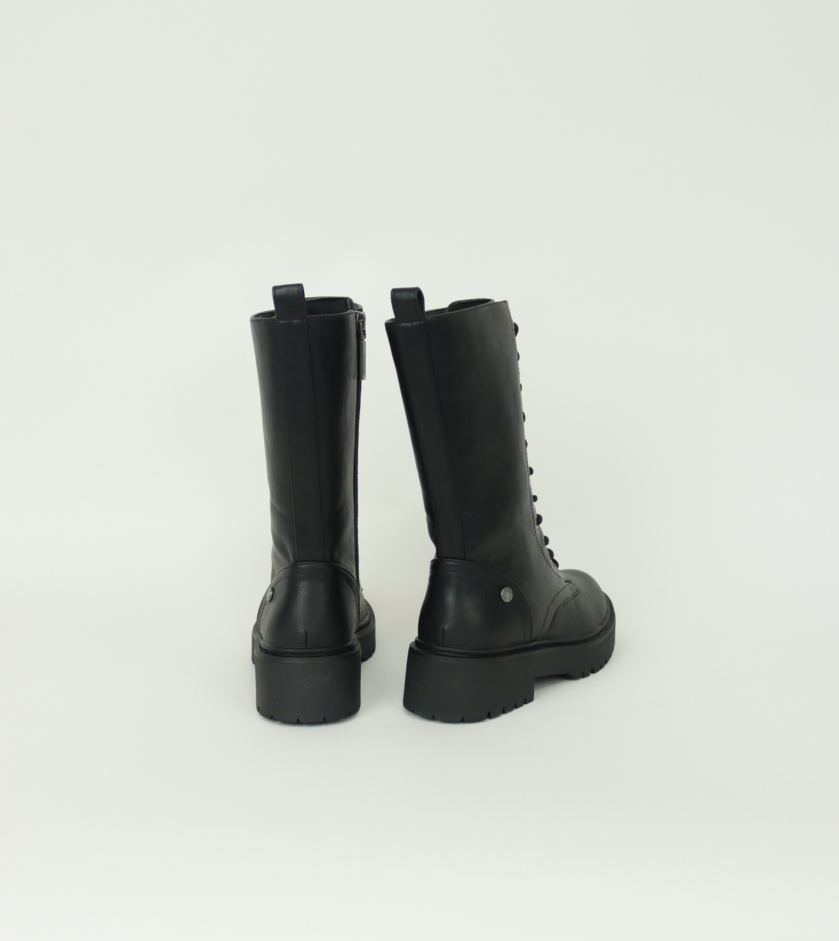 Refresh - 173082 Black Mid Calf Doc Boot