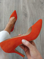 Rachels - Z6047 Orange V Court Shoe