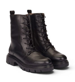 Wonders - A-4313 Black Biker Boot