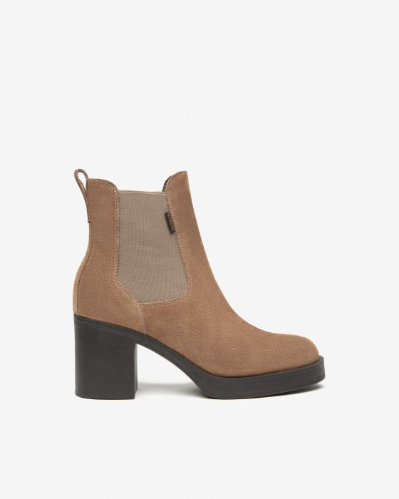 NeroGiardini - I513890D Tan Suede Platform Boot