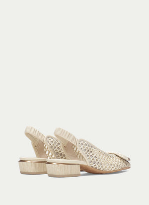 Hispanitas - 264658 Cream Buckle Slingback