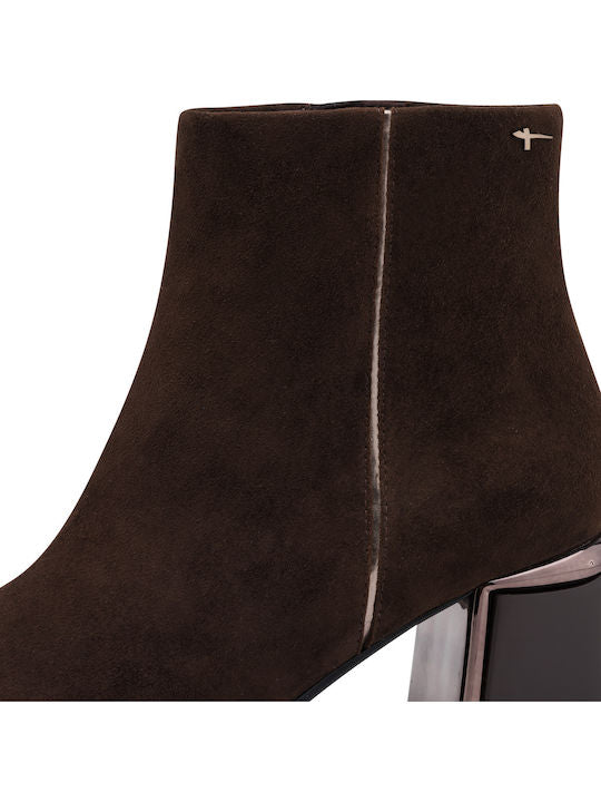Tamaris - 25396 Brown Suede Ankle Boot