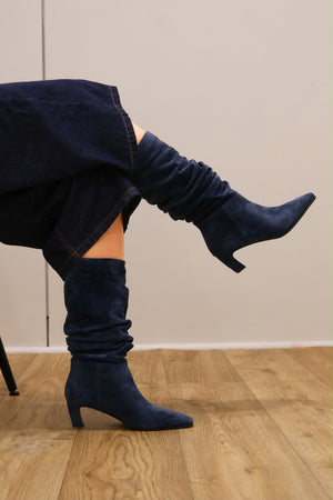 Lodi - A-Lee Navy Slouch Boot