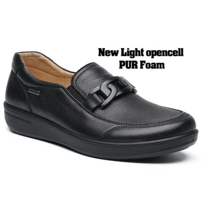 G Comfort - P-6503S Black Waterproof Wedge Loafer