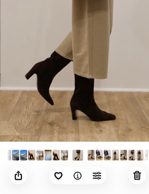 Rachels - RHEA3 Brown Suede Knee High