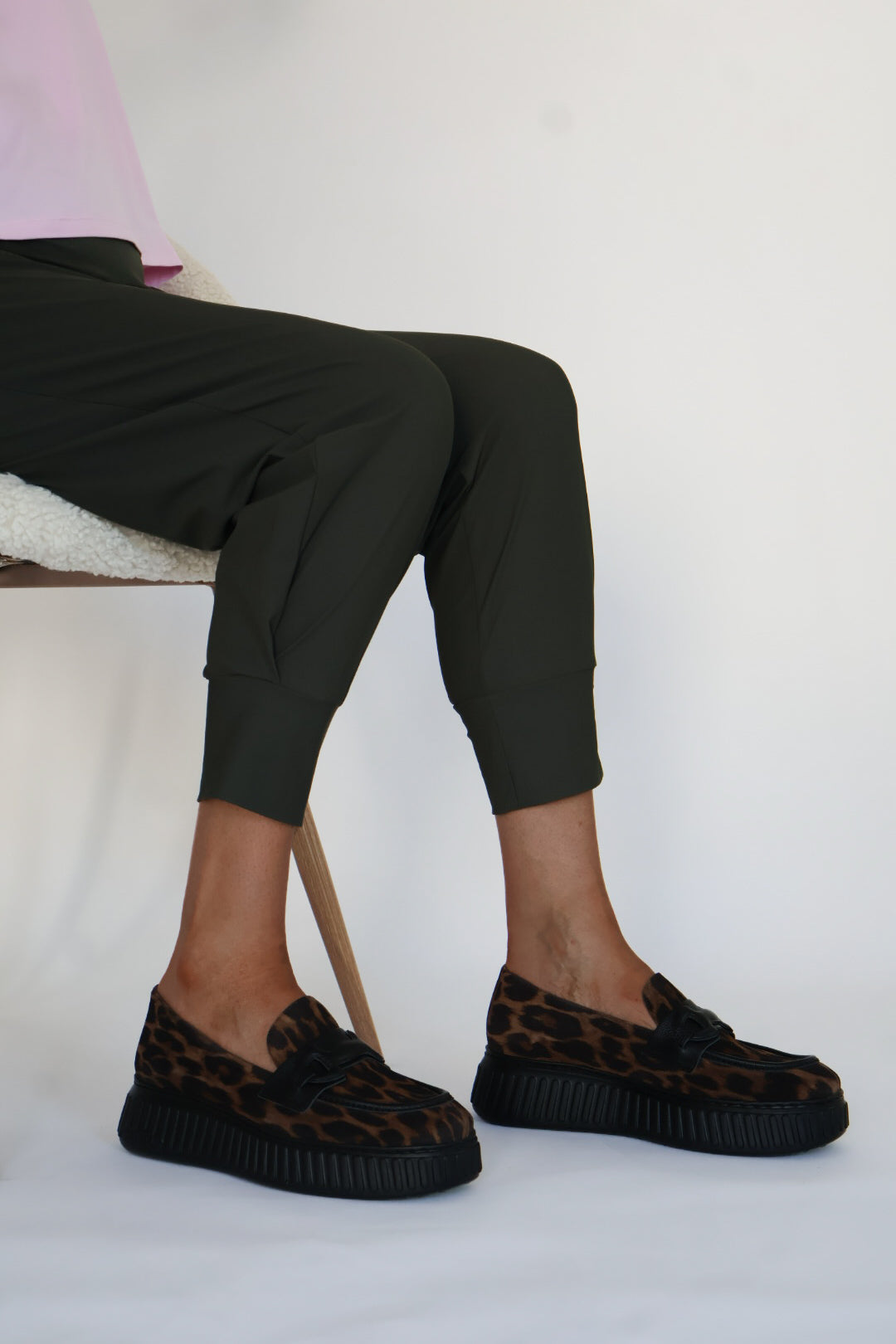 Wonders - A-5203 Leopard Wedge Loafer