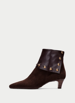 Hispanitas - HI265062 Brown Stud Ankle Boot