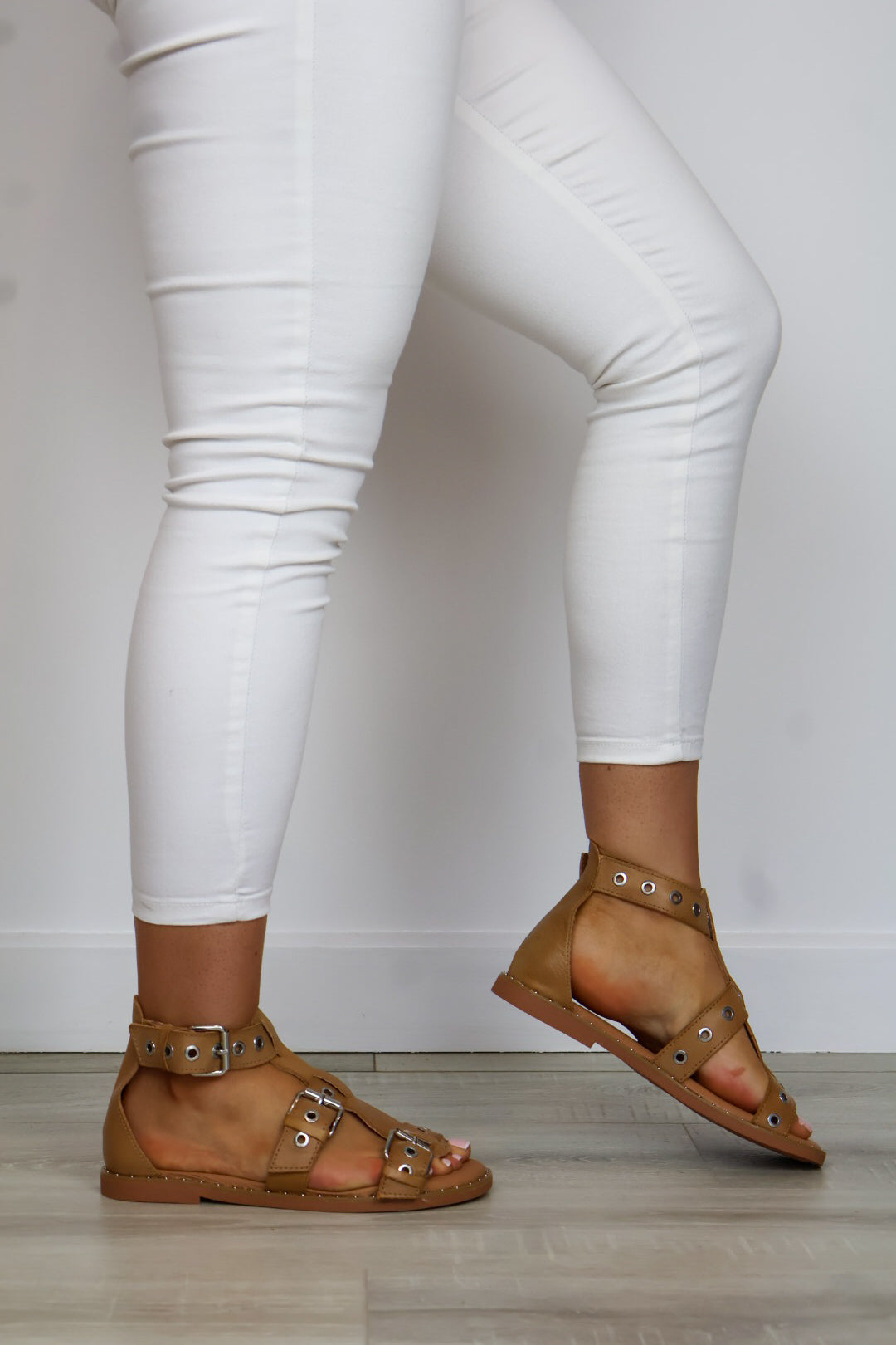 Carmela - 163220 Tan Gladiator Sandal