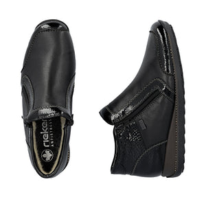 Rieker - 44278 Black Tex Ankle Boot