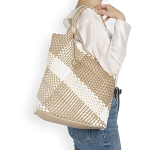 Remonte - Q0761-81 Gold & White Shoulder Bag