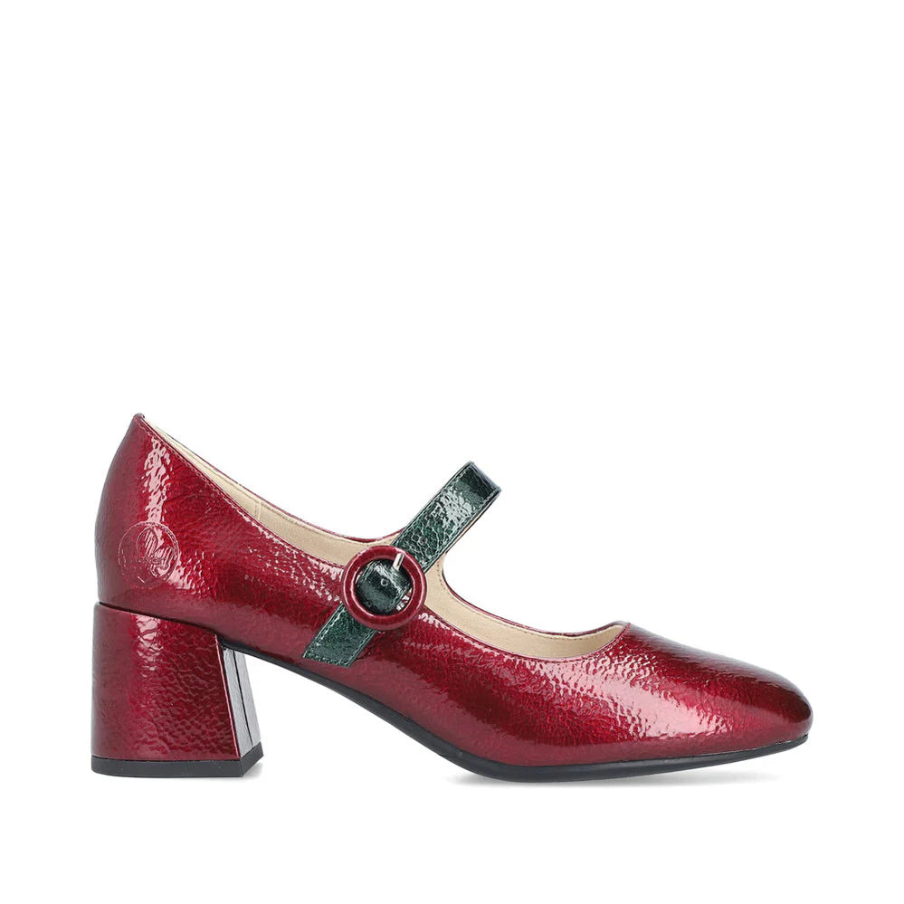 Rieker - 44752 Burgundy Mary Jane