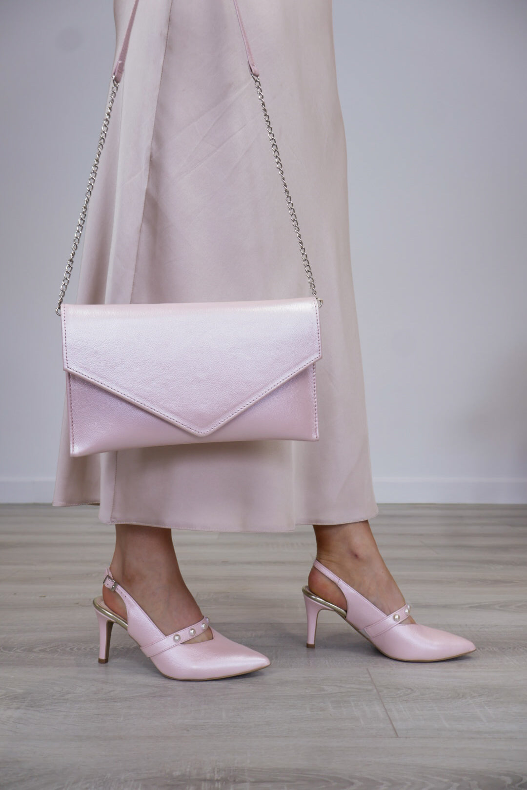 Rachels - Blush Pearl Clutch Bag