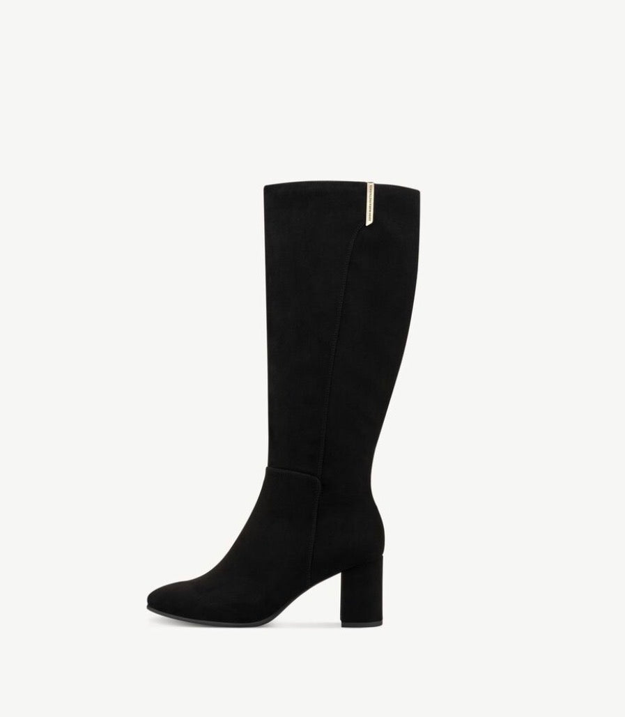 Marco Tozzi - 85502 Black Suede Knee High