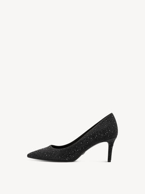Tamaris - 22468 Black Glitz Court Shoe